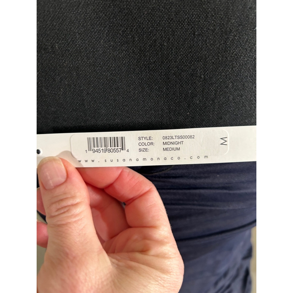 NWT SUSANA MONACO STRAPLESS DRESS WITH RUCHING - Picture 5 of 5